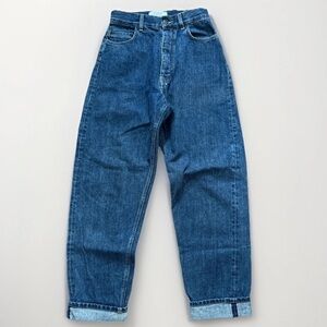 $382 Studio Nicholson TIAGO SELVEDGE Denim 1054 Wash Sz 00